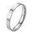 Fashion Simple Narrow BE THECHANGE Ring Electroplated 18k Titanium Steel Couple Ring