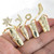 Diamond Nail Cap Jewelry Open Ring, Color: Gold Little Finger