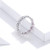 S925 Sterling Silver Pink Wreath Women Ring