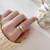S925 Sterling Silver Cool Style Ladies Combination Ring