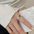 Light Luxury Cat Eye Stone Open Adjustable Ring