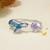 S925 Sterling Silver Platinum-plated Smart Kingfisher Petals Adjustable Open Ring