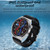 HDT 3 Max 1.6 inch Leather Band IP67 Waterproof Smart Watch Support Bluetooth Call / NFC