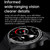 HDT 3 Max 1.6 inch Leather Band IP67 Waterproof Smart Watch Support Bluetooth Call / NFC