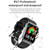 T50 1.85 inch Leather Band IP67 Waterproof Smart Watch Supports Voice Assistant / Health Monitoring