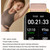 F12 2.02 inch Curved Screen Smart Watch Supports Voice Call/Blood Sugar Detection