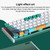 LEOBOG K67 2.4G Bluetooth Wireless RGB Three Mode Customized Mechanical Keyboard, Ice Crystal Switch