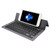 F18 Ultra-slim Rechargeable Foldable 58 Keys Bluetooth Wireless Keyboard with Holder