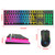 HXSJ L96 2.4G Wireless RGB Backlit Keyboard and Mouse Set 104 Pudding Key Caps + 4800DPI Mouse