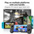 D6  Bluetooth Retractable Gamepad Dual Hall Six-Axis Somatosensory For Android/IPhone /Switch