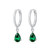 S925 Sterling Silver Water Drop Zircon Women Earrings