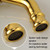 All Bronze Bathroom Basin Hot And Cold Water Faucet, Style: