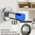 Eight Sides With Check Valve Pure Copper Angle Valve High Flow Water Inlet Valve