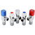 Hot and Cold Water Pipe Faucet 4 Points Water Stop Switch Valve