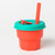 Children Silicone Straw Cups Drop And High Temperature Resistant Water Cups