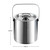 Double-Layer Portable Stainless Steel Ice Bucket Bar Champagne Beer Barrel