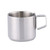 304 Stainless Steel Double Layer Insulated Mug Children Drop-proof Water Cup Coffee Mug