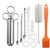 Stainless Steel Spice Syringe Barbecue Tool Turkey Needle Set