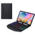 B610S Diamond Texture Triangle Back Holder Splittable Bluetooth Keyboard Leather Tablet Case with Backlight for Samsung Galaxy Tab S6 Lite