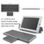 KF7800 Hidden Touchpad Portable Tablet Computer Wireless Bluetooth Keypad With PU Leather