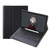 YA610B-A  Lambskin Texture Voltage Round Keycap Bluetooth Keyboard Leather Case with Touchpad