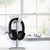 Head-mounted Metal Earphone Holder Internet Cafe Desktop Display Stand