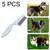 5 PCS Pet Cats Dogs Supplies Combs Fine Toothed Stainless Steel Needle Fleas Removal Combs, Length: 18.5cm