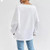 Women's Loose Solid Color Casual Drawstring Off-the-shoulder Off-shoulder Top