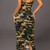 Camouflage-printed Mid-length Slip Dress
