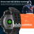 LC11 1.28 inch TFT Screen Outdoor Sports Smart Watch, IP68 Waterproof Support Heart Rate & Blood Pressure Monitoring