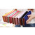 Fashion Argyles Texture Metal Crown 3-Folding Long Design PU Leather Wallet Coin Purse for Women