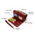 Multifunction Zipper Women Leather Wallet Long Trifold Coin Purse Card Holder Clutch, Black, Brown, Red Wine, Deep Blue, Pink, Orange