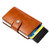 KB238 Oil Wax Texture RFID Aluminum Alloy Multi-card Wallet
