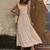 Women's tie-strap maxi  Dress