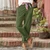 Casual Breasted Cotton Linen Loose Casual Women's Cotton Pants