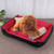 Dog Bone Pattern Big Soft Warm Kennel Pet Dog Cat Mat Blanket, with Blanket Size: S, 60×45×15cm