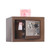 17E Home Mini Electronic Security Lock Box Wall Cabinet Safety Box with Coin-operated Function