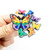100pcs Butterfly Cartoon Shoe Flower Removable PVC Soft Rubber Cave Shoes Buckle