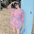 Women Cover Belly Look Thin Swimwear Three-piece Suit