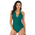 DS40 Ladies Slim and Conservative Halter Neck Swimsuit