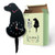 Home Office Bedroom Decoration Battery Operated Dog Shaped Wall Clock with Swinging Tails, Size : 42 x 18cm