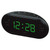 Oval Radio LED Digital Alarm Clock