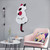 42x18cm Home Office Bedroom Decoration Battery Operated Cat Shaped Wall Clock with Swinging Tails