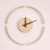 14 inch Transparent Floating Wall Clock Wooden Clocks Home Living Room Wall Decoration