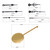 Quartz Pendulum Clock Movement DIY Movement Kits with 2 Pairs Hands