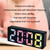 3806C LED Electronic Home Living Room Desktop Clock Perpetual Calendar Digital Tabletop Clock