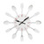 Cutlery Metal Kitchen Wall Clock Spoon Fork Creative Quartz Wall Mounted Clocks Modern Design Decorative Horloge