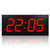LED Large Screen Digital Electronic Clock Remote Control Double-sided Wall Clock US Plug