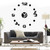 Art Wall Clock Background Wall Stickers TV Wall Stickers 3D Bird Leaves Wall Clock Home Accessories