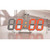 6609 3D Stereo LED Alarm Clock Living Room 3D Wall Clock